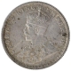 Silver Half Rupee Coin of King George V of Calcutta Mint of 1914.