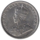 Silver Half Rupee Coin of King George V of Calcutta Mint of 1915.