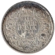 Silver Half Rupee Coin of King George V of Calcutta Mint of 1921.