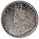 Silver Half Rupee Coin of King George V of Calcutta Mint of 1921.