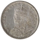 Silver Half Rupee Coin of King George V of Calcutta Mint of 1926.