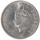 Nickel Half Rupee Coin of King George VI of Bombay Mint of 1946.