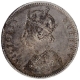 Silver One Rupee Coin of Victoria Queen of Bombay Mint of 1862.