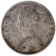 Silver One Rupee Coin of Victoria Queen of Bombay Mint of 1862.