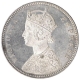 Silver One Rupee Coin of Victoria Empress of Calcutta Mint of 1878.