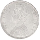 Silver One Rupee Coin of Victoria Empress of Calcutta Mint of 1879.