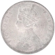 Silver One Rupee Coin of Victoria Empress of Bombay Mint of 1898.