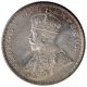 Silver One Rupee Coin of King George V of Bombay Mint of 1921.