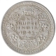 Silver One Rupee Coin of King George VI of Lahore Mint of 1945.