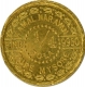 Gold Quarter Tola Token of Indian States.