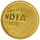 Gold Token of Sachin Tendulkar of 1999.