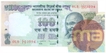 Error 100 Rupees Bank Note Signed By D Subbarao of 2012.