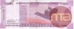 Error Two Thousand Rupees Bank Note of Republic India.