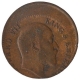 Error Copper One Quarter Anna Coin of King Edward VII of 1907.