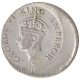 Error Silver Quarter Rupee Coin of King George VI of Bombay Mint of 1943.