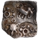 Rare Silver Half Karshapana Coin of South Vidarbha Janapada.