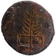 Extremely Rare Copper Karshapana Coin of Bhanumitra of Panchala Dynasty.