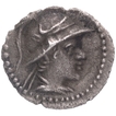 Very Rare Silver Obol coin of Eucratides I of Indo Greeks.