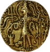 Gold Dinar Coin of Shaka I of Kushana Dynasty.