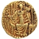 Gold Dinar Coin of Magra of Kushan Dynasty of Ardoksho type.