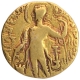 Extremely Rare Gold Dinar Coin of Samudragupta of Gupta Dynasty of Kacha type.