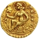 Extremely Rare Gold Dinar Coin of Kumaragupta I of Horseman type.