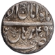 Silver One Rupee Coin of Akbar of Burhanpur Mint of Aban Month.