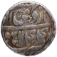 Silver One Rupee Coin of Akbar of Lahore Mint of Ardibihisht Month.