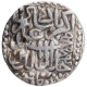 Silver One Rupee Coin of Akbar of Malpur Dar ul Khilafa Mint.