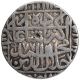 Silver One Rupee Coin of Akbar of Kalima Type.