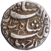 Silver One Rupee Coin of Jahangir of Qandahar Mint.