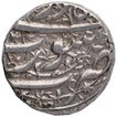 Silver One Rupee Coin of Jahangir of Surat Mint.