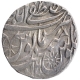 Silver One Rupee Coin of Mustafabad Mint of Rohilkhand Kingdom.