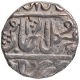 Silver One Rupee Coin of Jankoji Rao of Isaragh Mint of Gwalior State.