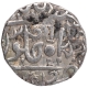 Silver One Rupee Coin of Jankoji Rao of Isaragh Mint of Gwalior State.