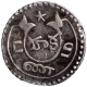 Silver Fanam Coin of Madras Presidency.