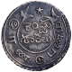 Silver Two Fanams Coin of Madras Presidency.