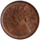 Copper One Twelfth Anna Coin of Victoria Queen of Calcutta Mint of 1876.