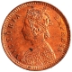 Copper One Twelfth Anna Coin of Victoria Empress of Calcutta Mint of 1886.