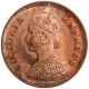 Copper Half Pice Coin of Victoria Empress of Calcutta Mint of 1901.