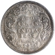 Silver Two Annas Coin of Victoria Empress of Bombay Mint of 1892.