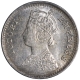 Silver Two Annas Coin of Victoria Empress of Bombay Mint of 1892.