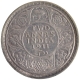 Silver Two Annas Coin  of King George V of Calcutta Mint of 1911.