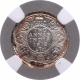 Silver Two Annas Coin of King George V of Bombay Mint of 1912.