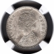 Silver Quarter Rupee Coin of Victoria Queen Calcutta Mint of 1862.