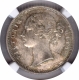 Silver Half Rupee Coin of Victoria Queen of 1840.