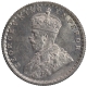 Silver Half Rupee Coin of King George V of Calcutta Mint of  1912.