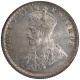 Silver Half Rupee Coin of King George V of Calcutta Mint of 1921.