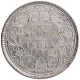 Silver One Rupee Coin of Victoria Empress of Calcutta Mint of 1877.