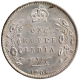 Silver One Rupee Coin of King Edward VII of Calcutta Mint of 1906.